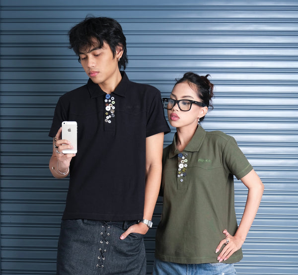 YOUR Button Polo Shirt
